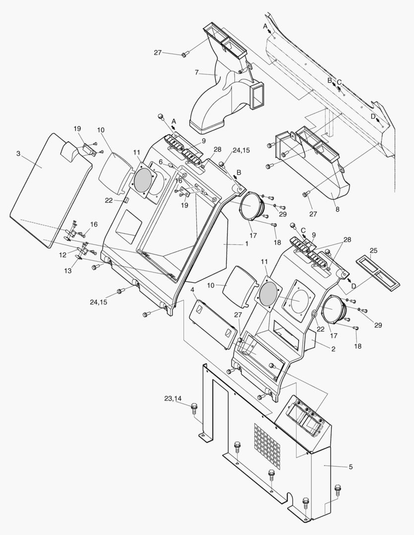 КРЫШКА ОБОГРЕВАТЕЛЯ В СБОРЕ