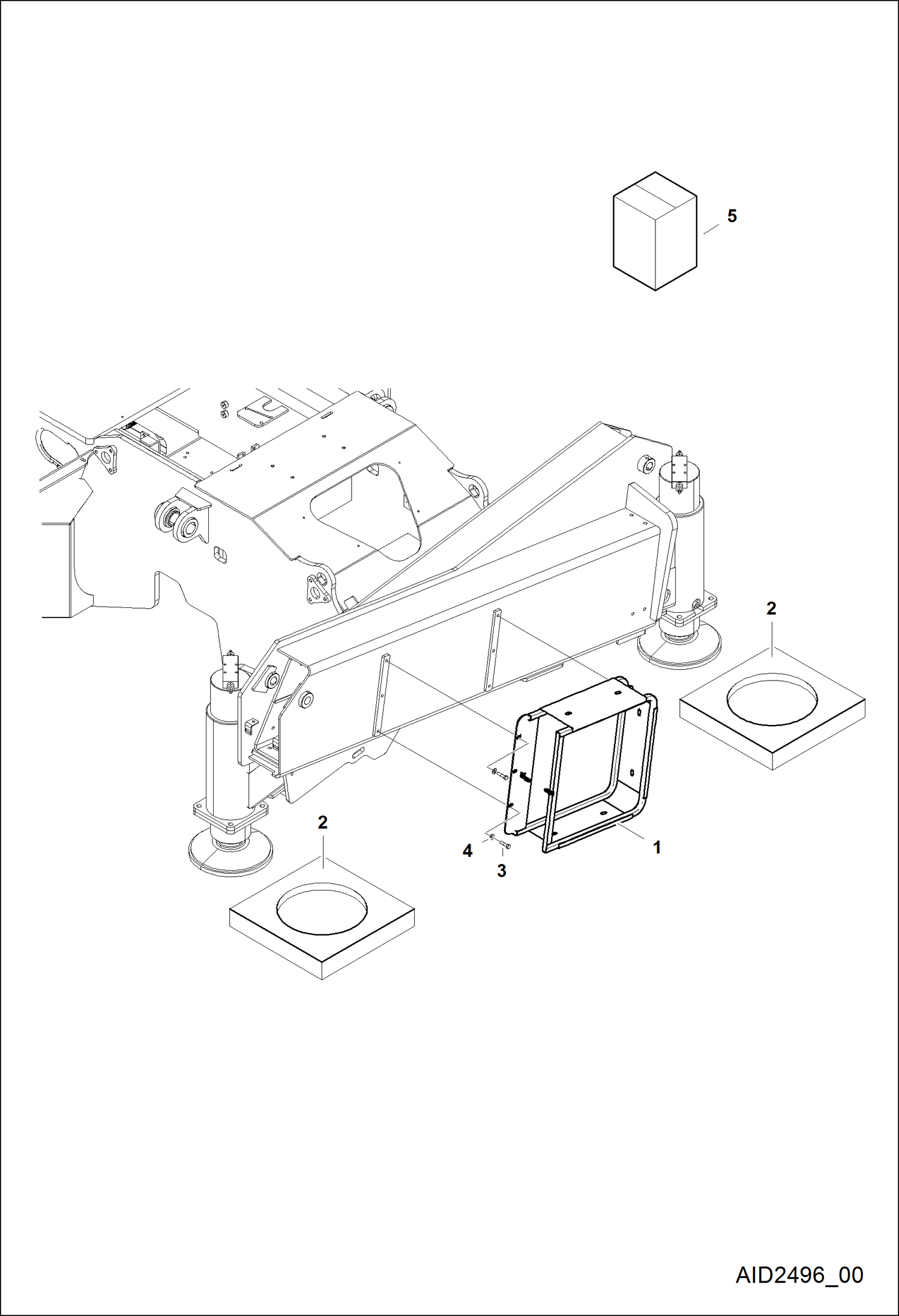 Схема КОМПЛЕКТ ПЛАТФОРМ ДЛЯ АУТРИГЕРОВ (AID2496)