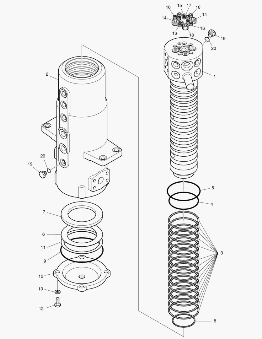 Спецтехника 4320 CENTER JOINT - NOT INDE. [5001~5131]