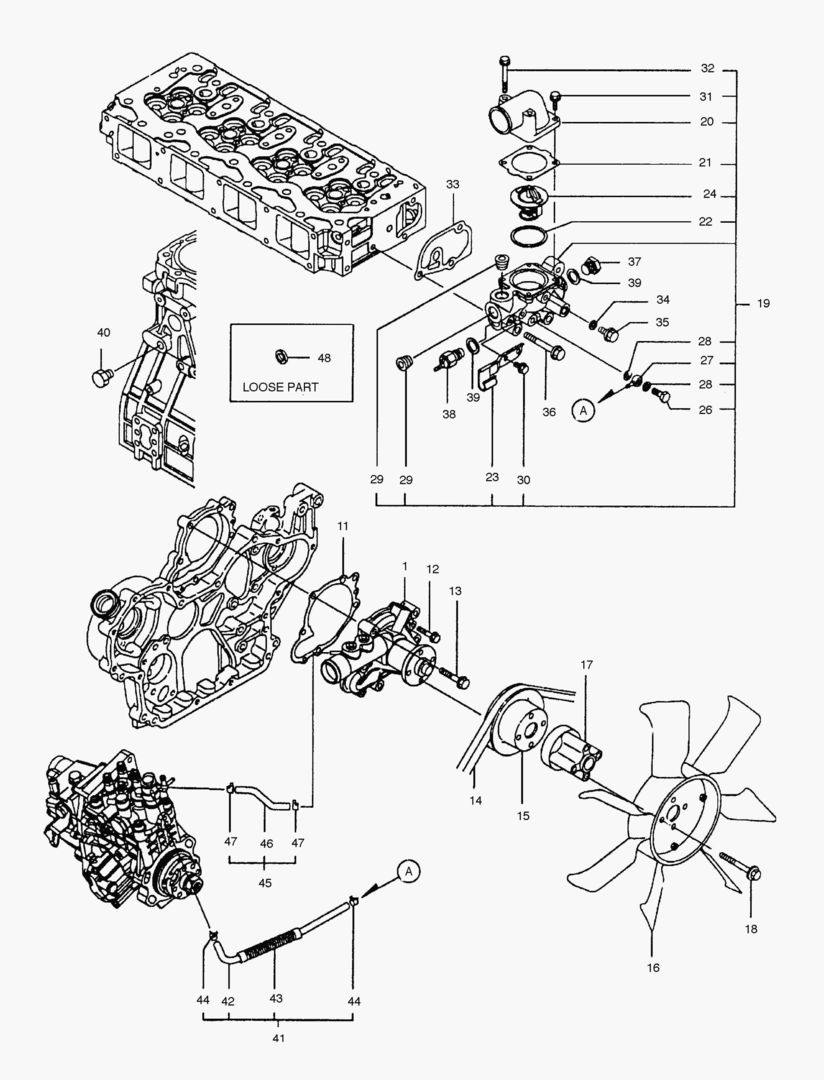 059 COOLING WATER PUMP [31891~]