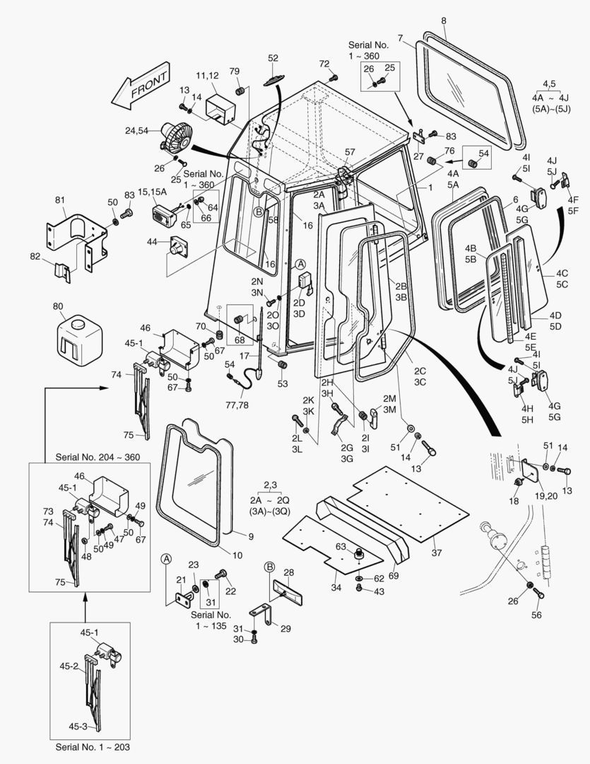 ЗАПЧАСТИ КАБИНЫ