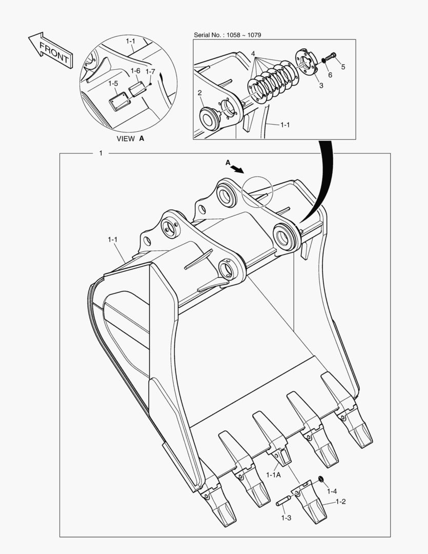 6980 BUCKET ASS`Y - 1.16mВі(ROCK)