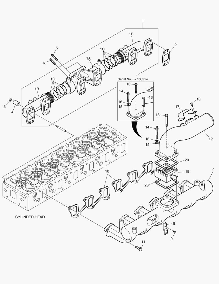 026 INTAKE & EXHAUST MANIFOLD