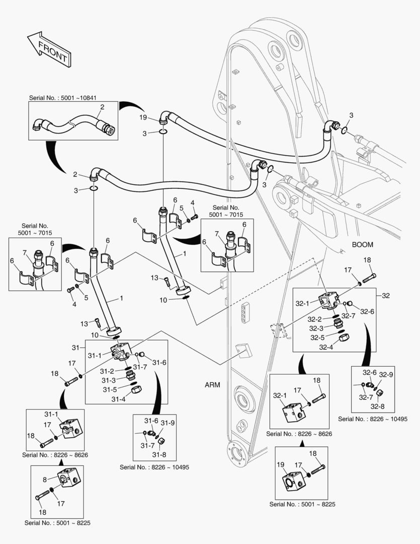 Спецтехника 6460 ARM PIPING - ONE & TWO WAY(ARM 2.5m) - главное фото