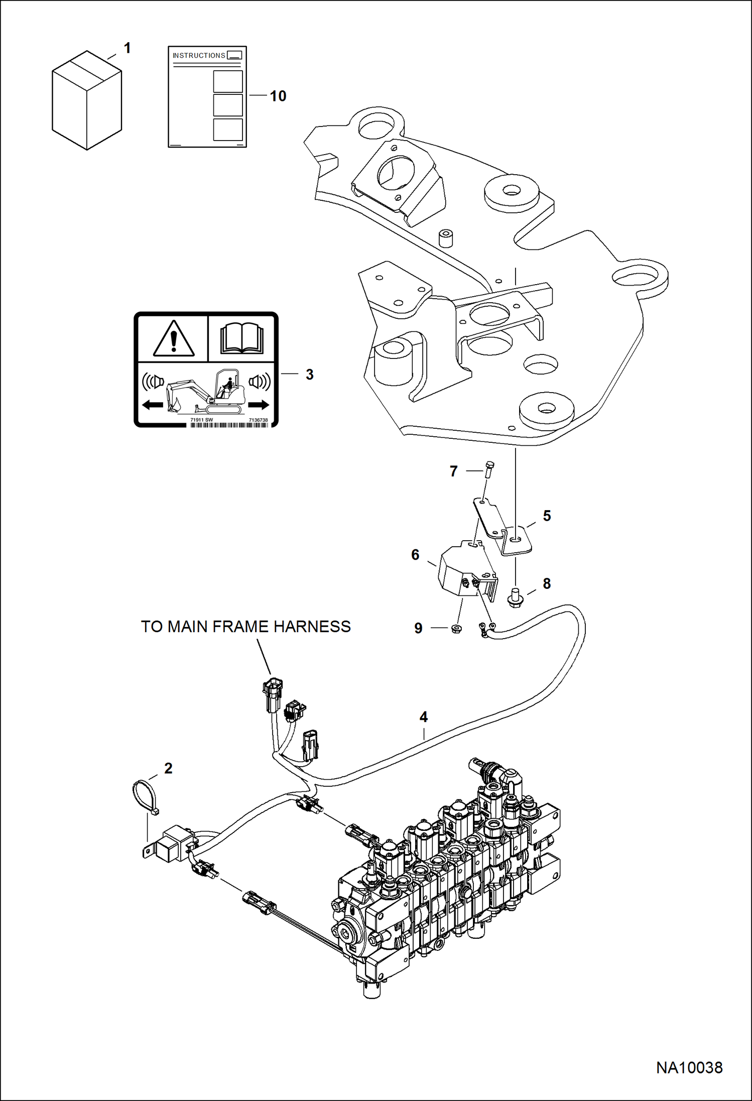 Схема КОМПЛЕКТ СИГНАЛИЗАТОРА ДВИЖЕНИЯ