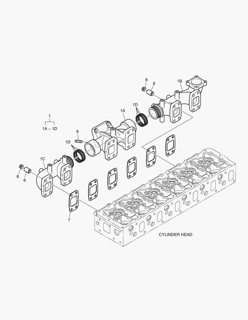 029 EXHAUST MANIFOLD