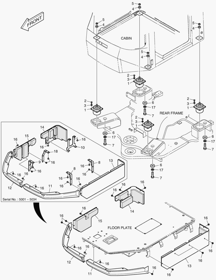 УСТАНОВКА КАБИНЫ