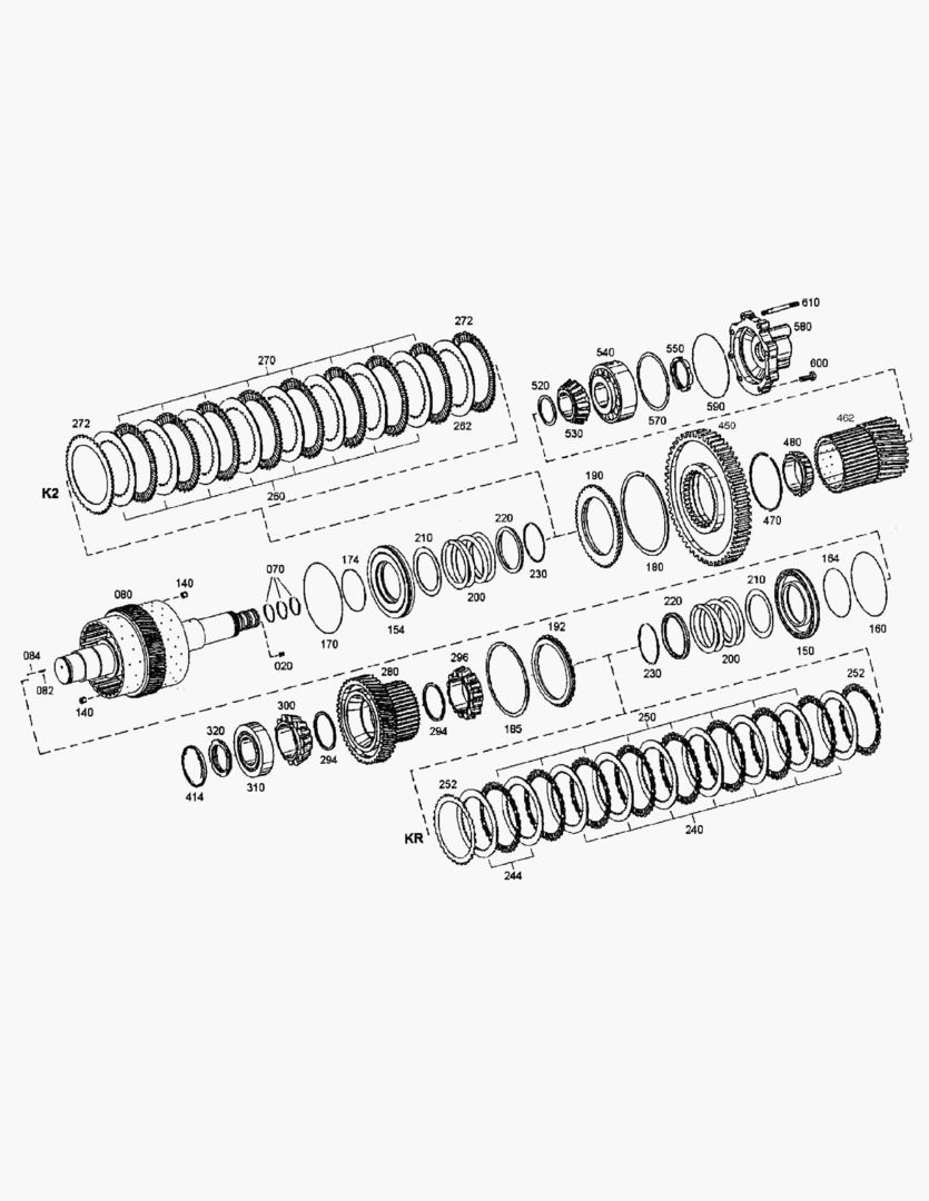 G020-45 COUPLING KR + K2 [513055~513086]