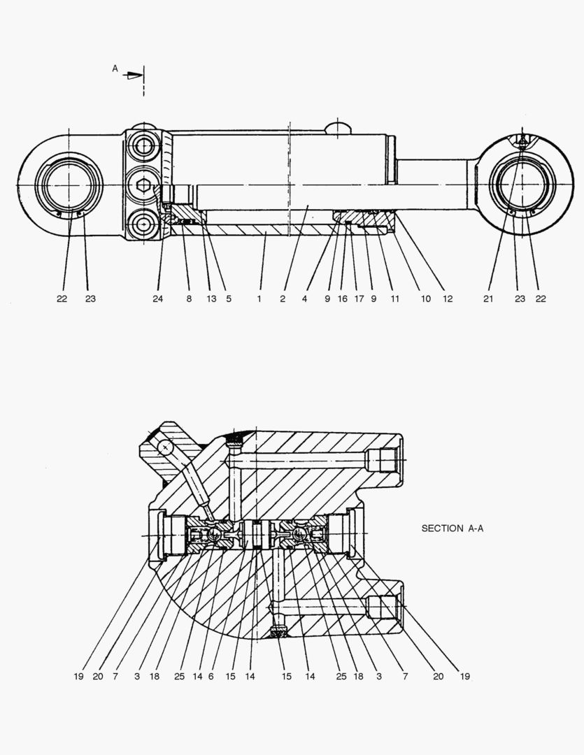 Спецтехника 4490 OUTRIGGER CYLINDER [1~1294] - главное фото