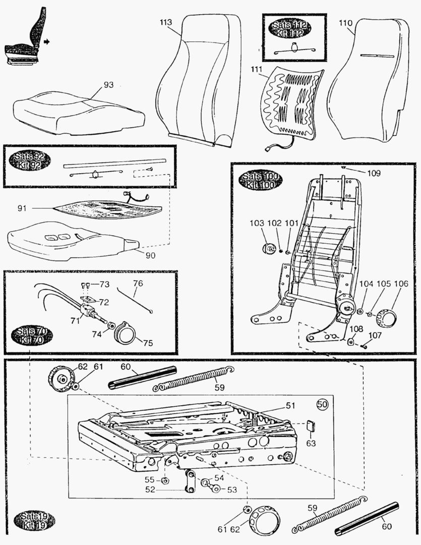 G075-35 DRIVER`S SEAT [410002~410303]