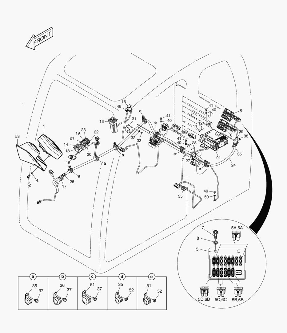 1670 ELECTRIC PARTS - CABIN [5001~6116]
