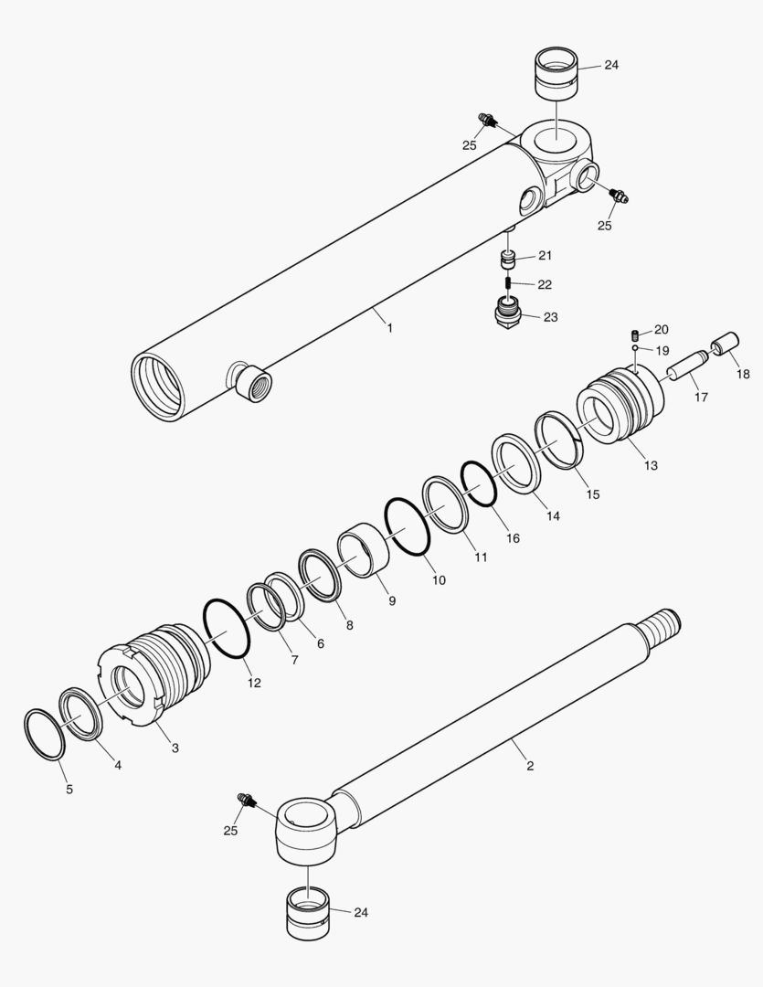 Спецтехника 3601 STEERING CYLINDER [10040~]