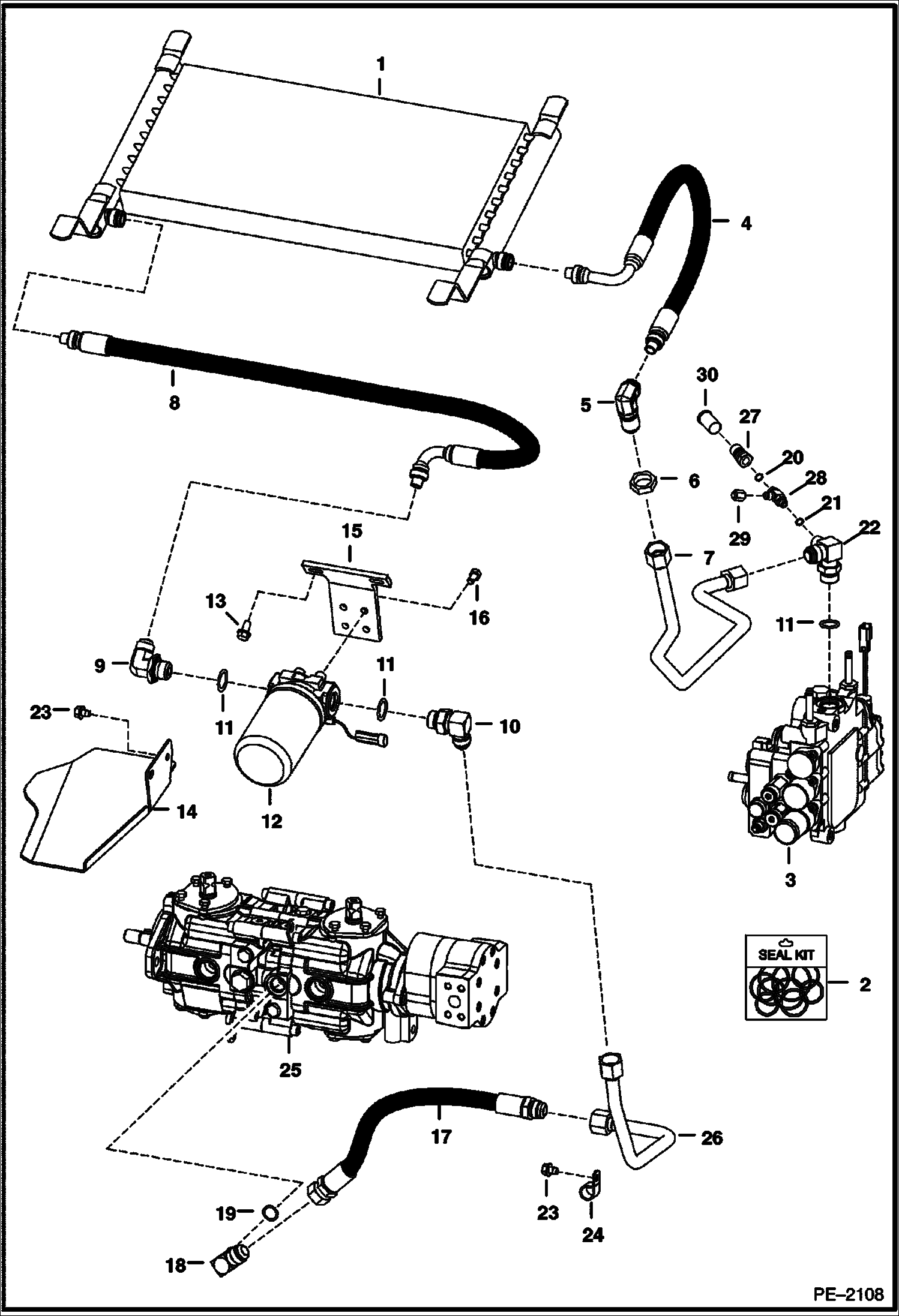 СХЕМА ГИДРОСТАТИЧЕСКОЙ СИСТЕМЫ
