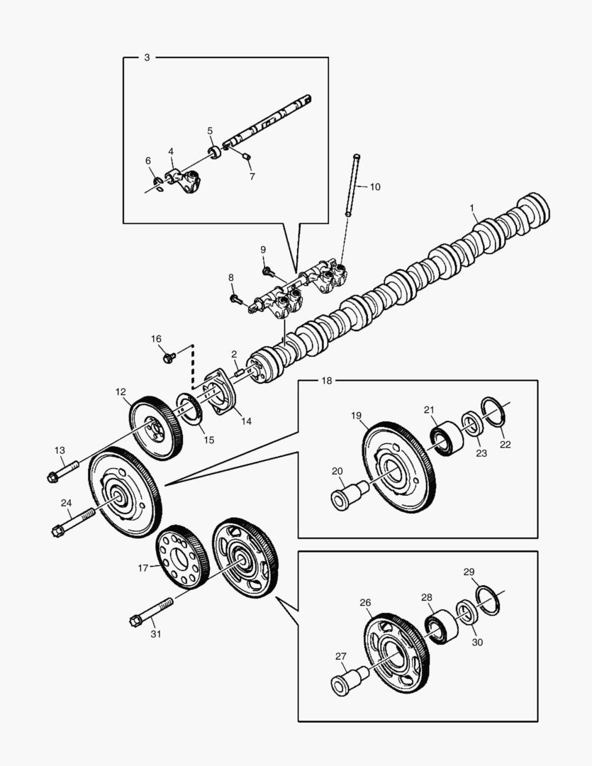 ПРИВОД РАСПРЕДЕЛИТЕЛЬНОГО ВАЛА