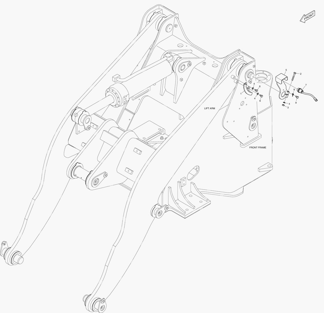 УДАРНАЯ РУКОЯТЬ ПОДЪЕМА В СБОРЕ