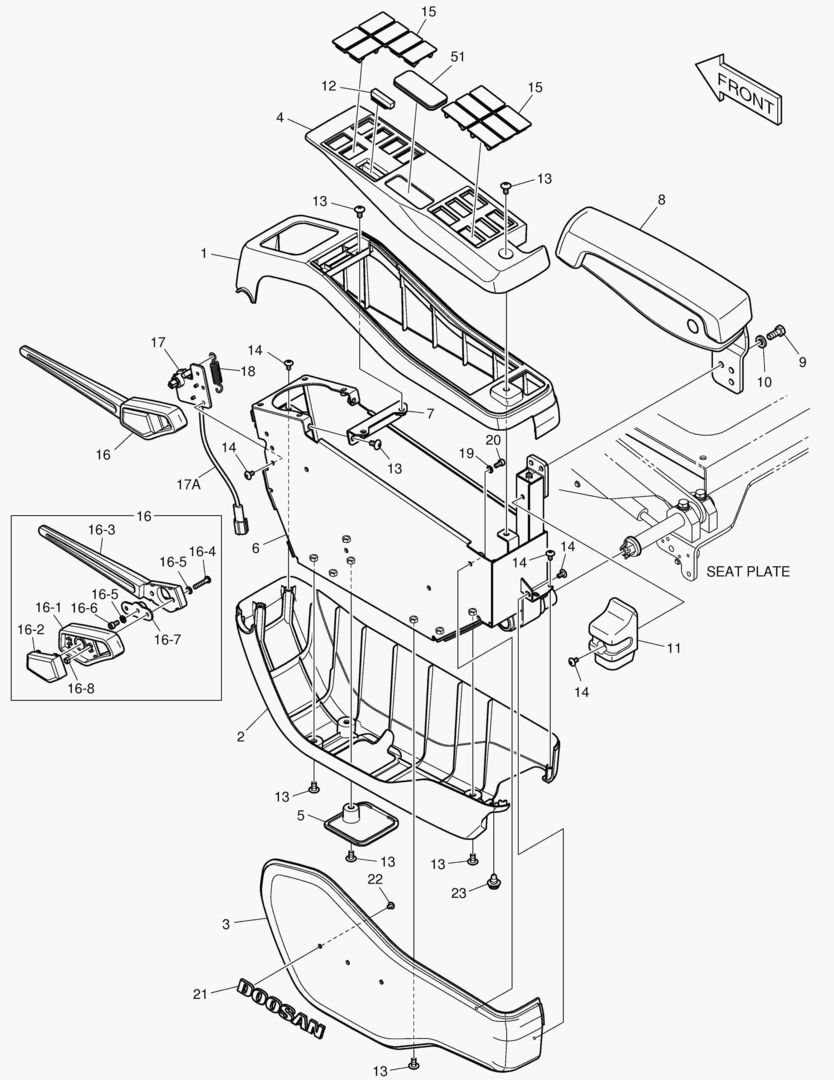ПУЛЬТ УПРАВЛЕНИЯ - ЛЕВОСТОРОННИЙ
