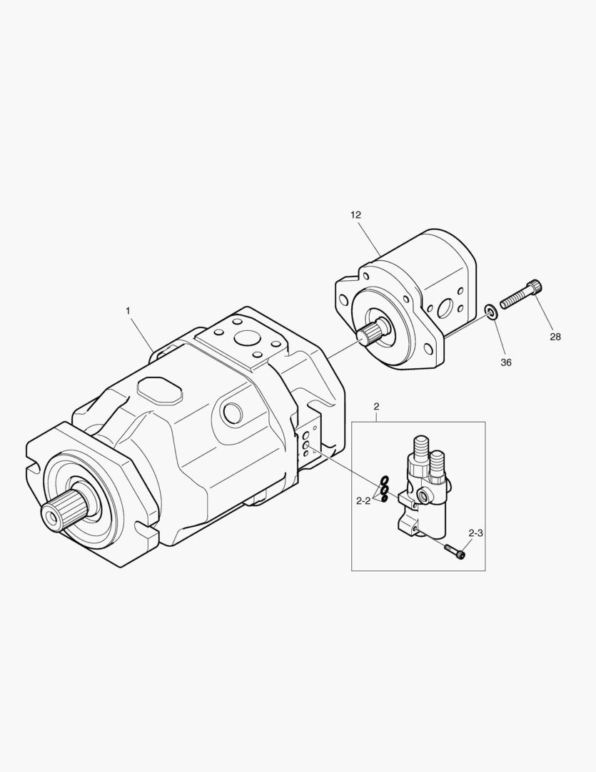 Спецтехника 3410 STEER & PILOT PUMP [5001~5120]