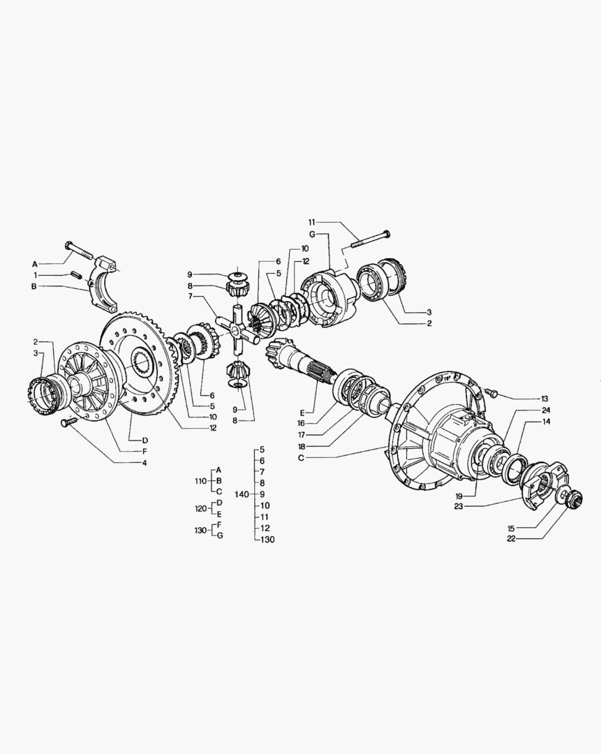 ПЕРЕДНИИ ШЕСТЕРНИ ДИФФЕРЕНЦИАЛА