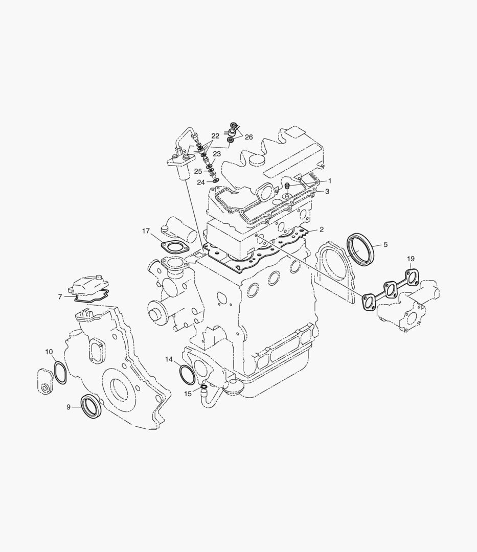 Схема 100 REPAIR KIT [20001~20575]