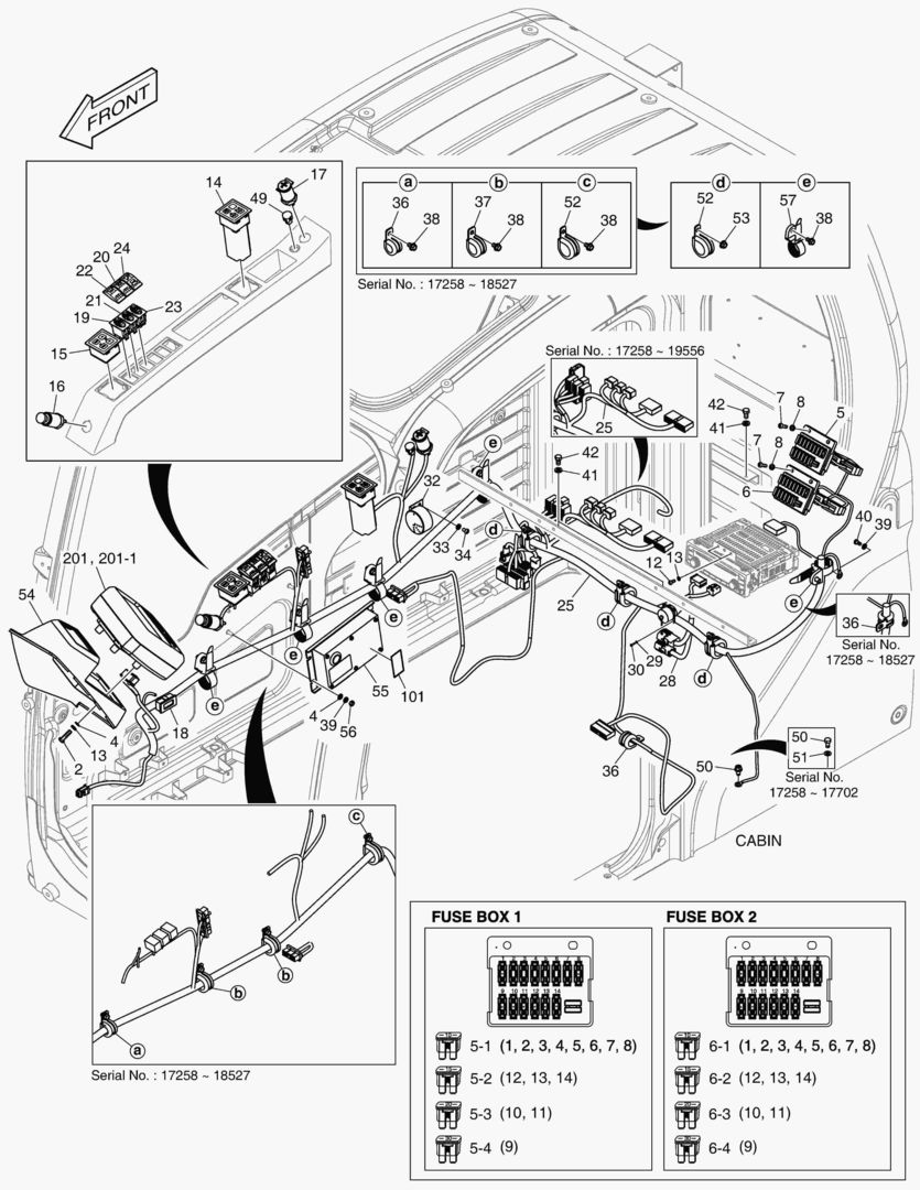 1711 ELECTRIC PARTS - CABIN [17258~]