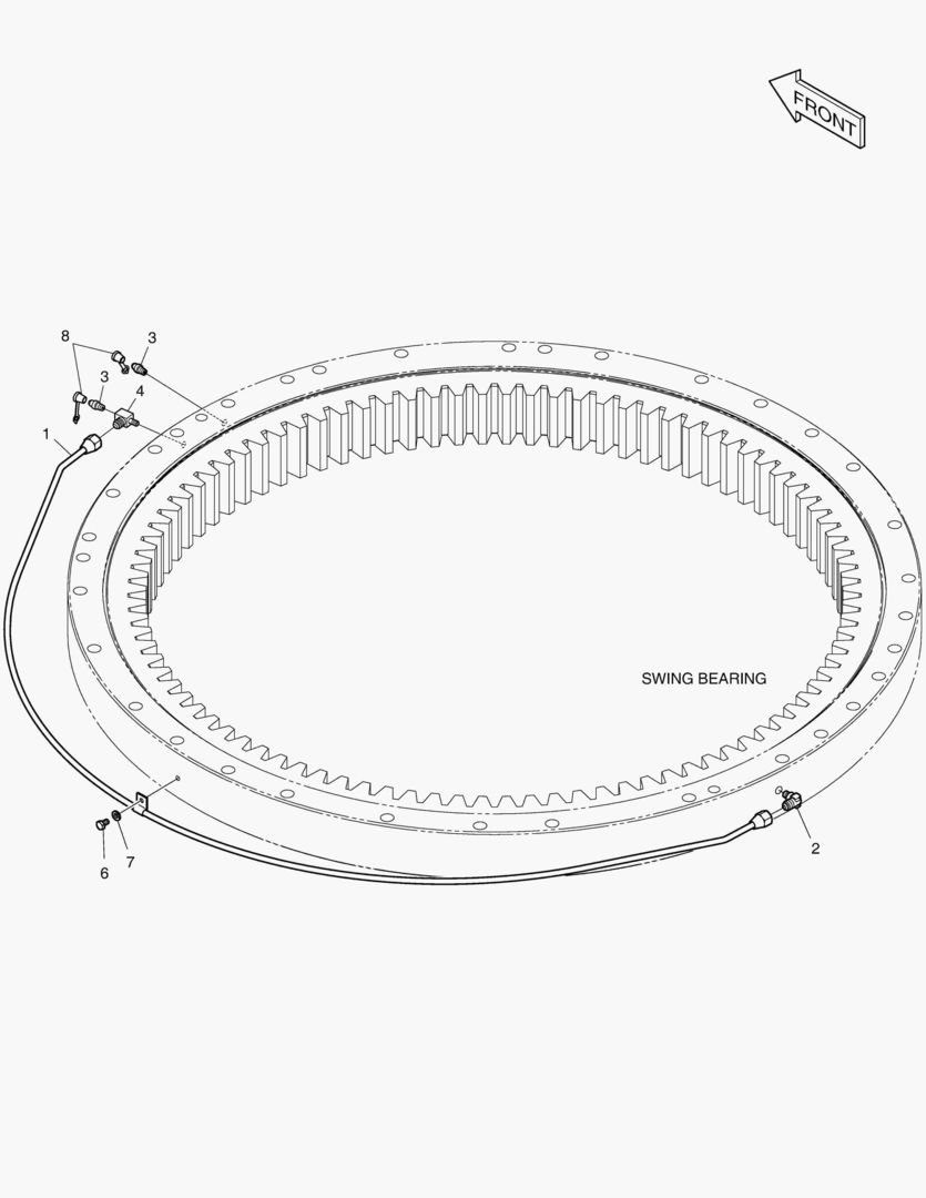 ТРУБОПРОВОД СМАЗОЧНОЙ СИСТЕМЫ
