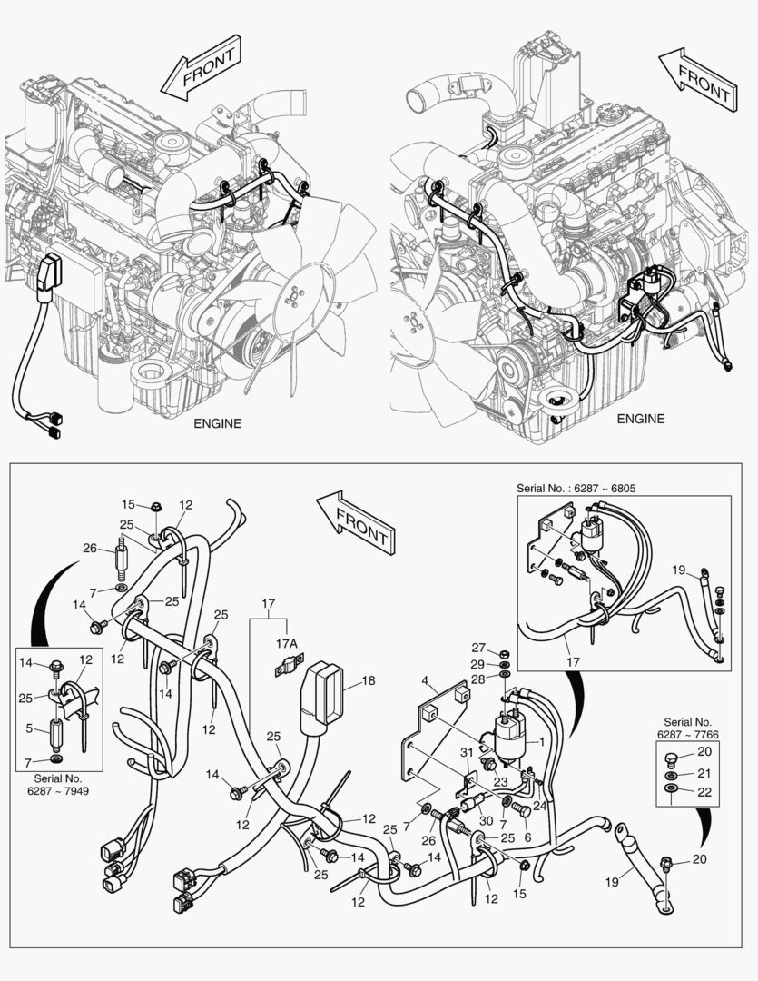 1721 ELECTRIC PARTS - ENGINE [6287~]
