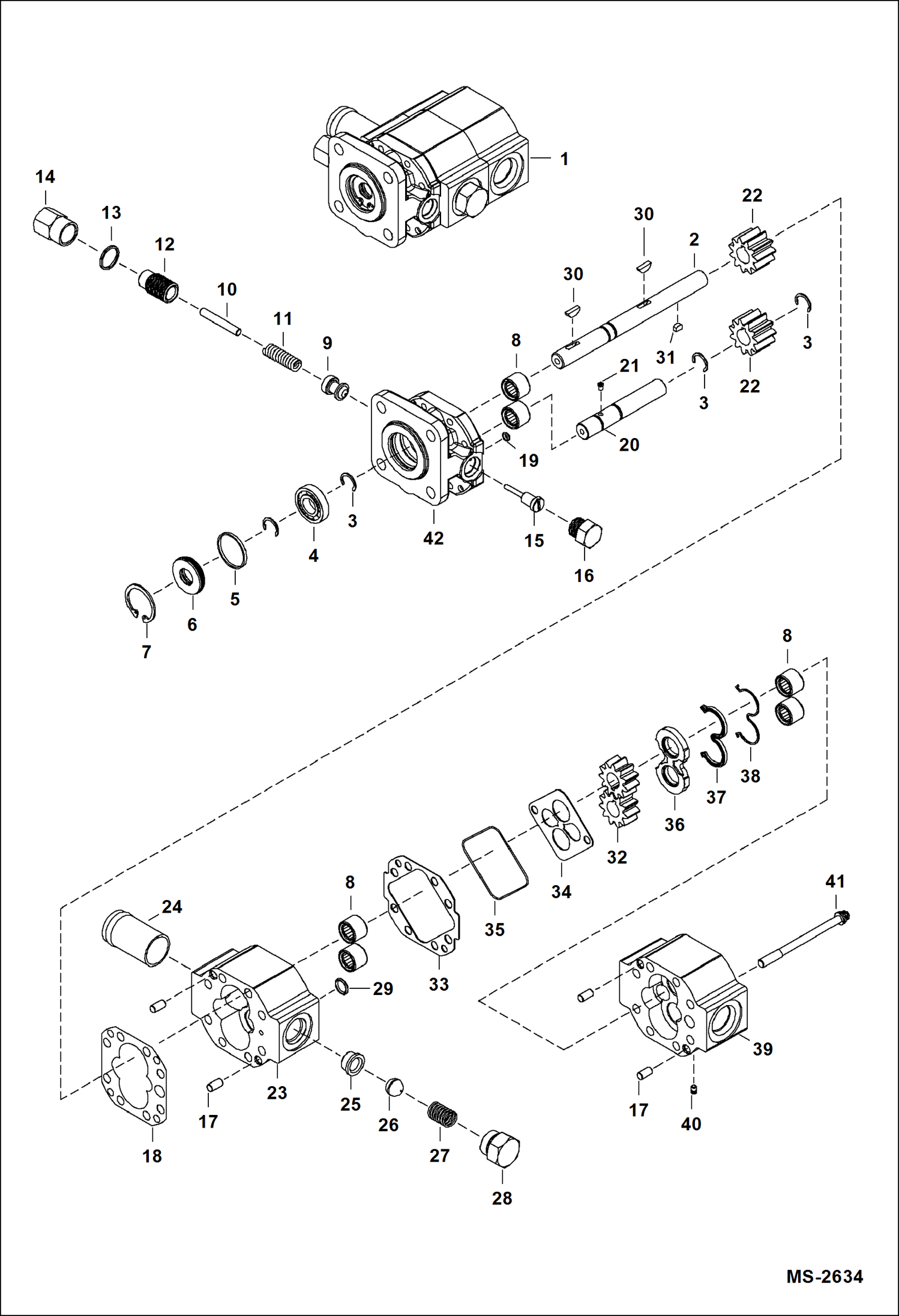 8B ИЗМЕЛЬЧИТЕЛЬ ДРЕВЕСНЫХ ОТХОДОВ (НАСОС) (A02B00158 - 00364)