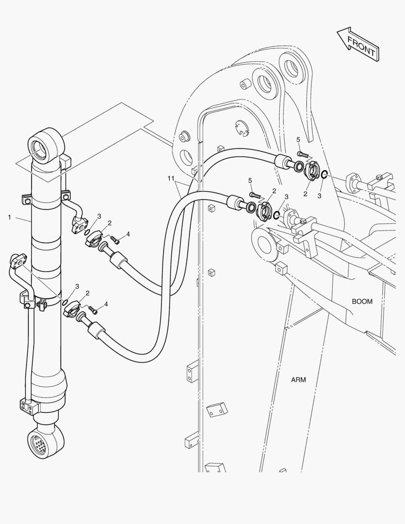 ГИДРОСИСТЕМА РУКОЯТИ - 2.1 м