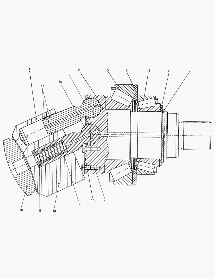 ХОДОВОЙ ГИДРОМОТОР-РОТОР В СБОРЕ