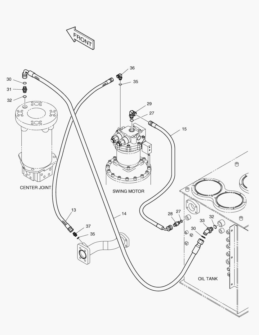 ТУБОПРОВОД МАСЛЯНОГО РАДИАТОРА(3)