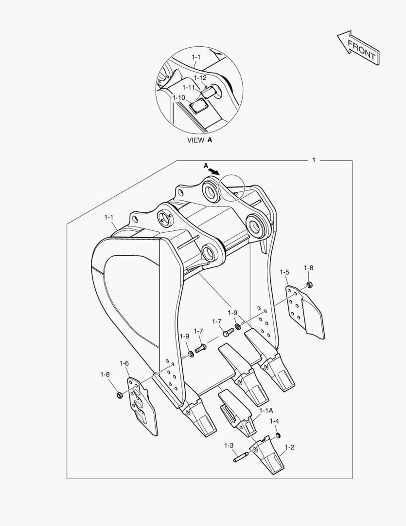 6780 BUCKET ASS`Y - 1.44mВі