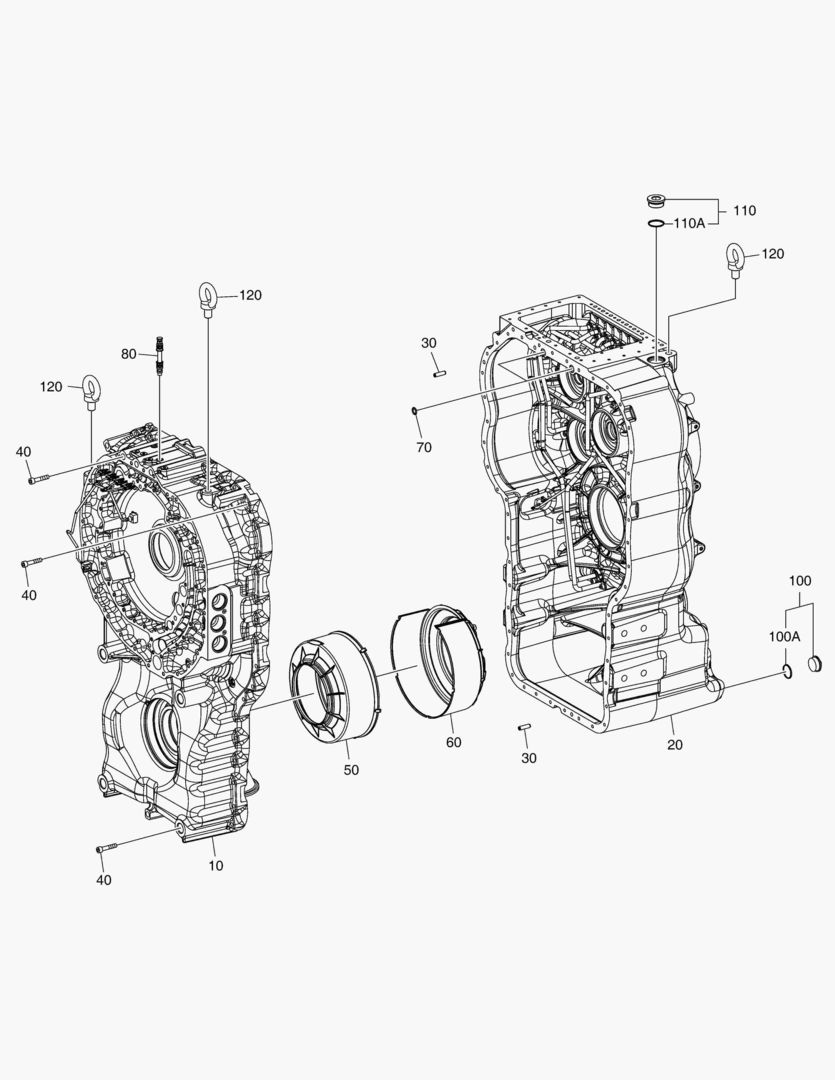 КОРПУС КОРОБКИ ПЕРЕДАЧ
