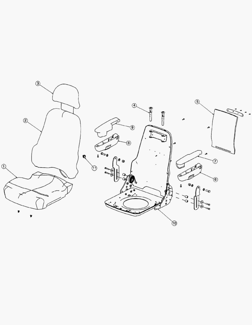 G320-12 DRIVER`S SEAT [710556~]