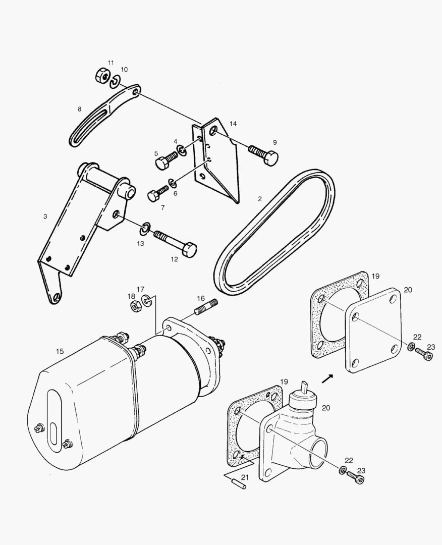 029 TACHOMETER DRIVE & ELECTRIC