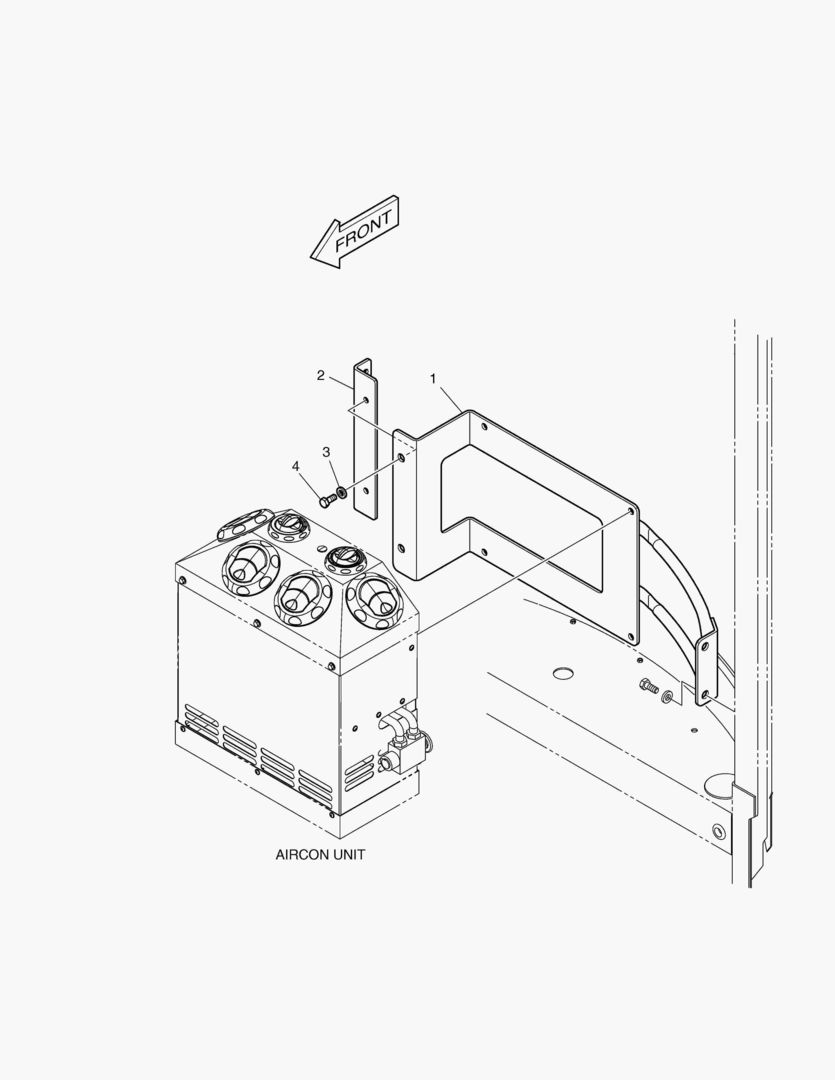 КРОНШТЕЙН БЛОКА КОНДИЦИОНЕРА