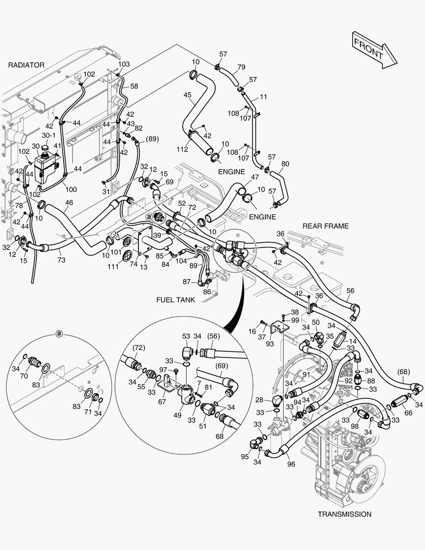 ТУБОПРОВОД МАСЛЯНОГО РАДИАТОРА (1)