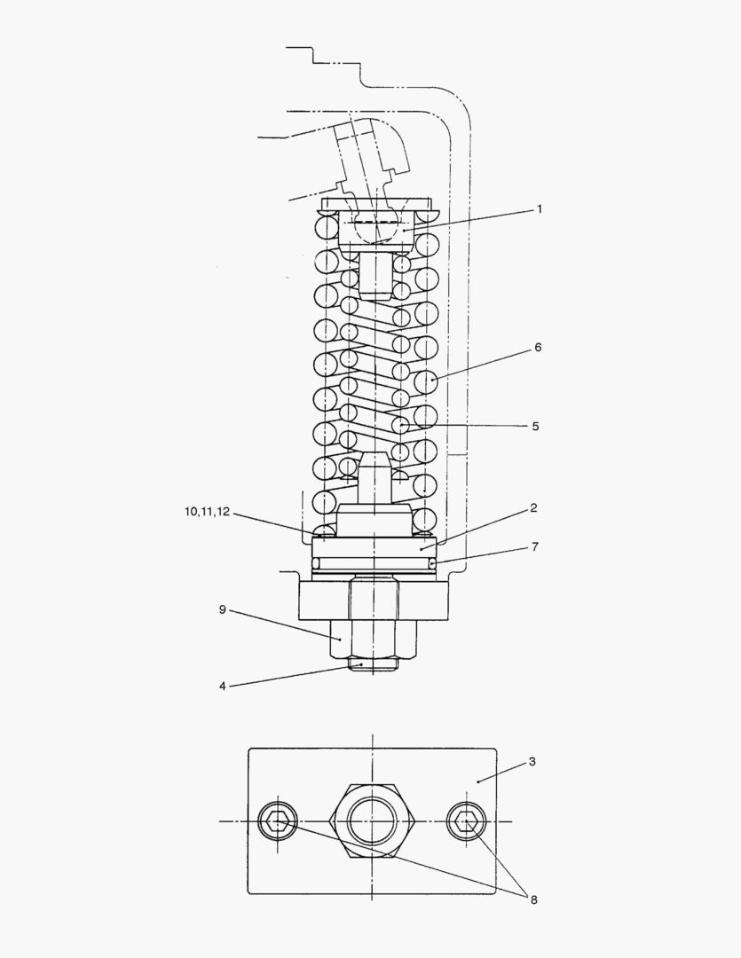 Схема ПРУЖИНА В СБОРЕ