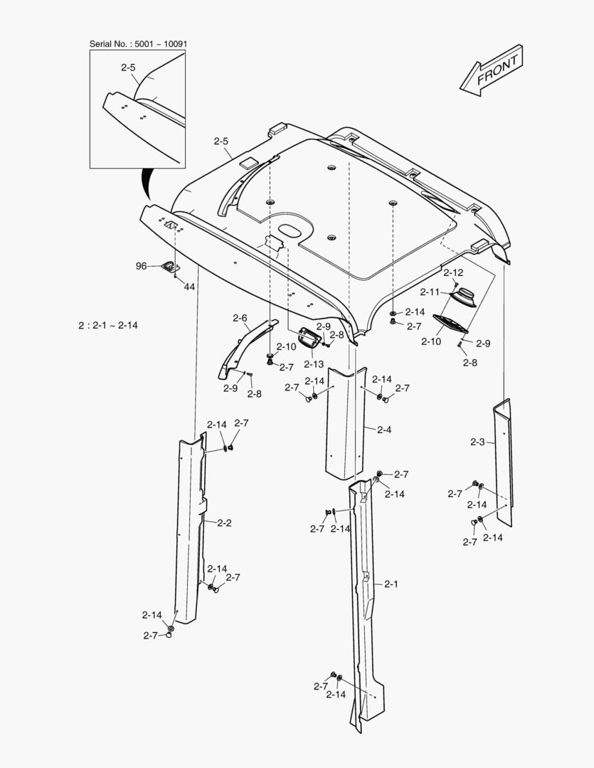 КАБИНА(2) - ВНУТРЕННИЕ ЛИСТЫ