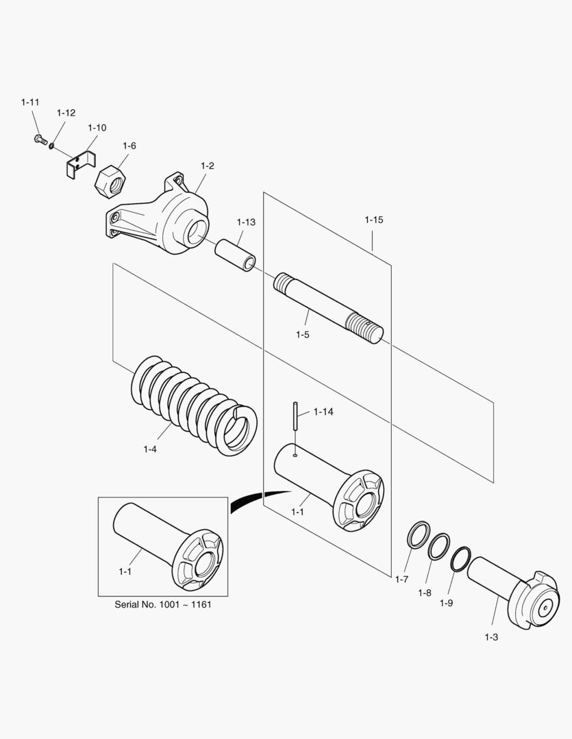 ПРУЖИНЫ ГУСЕНИЦЫ В СБОРЕ