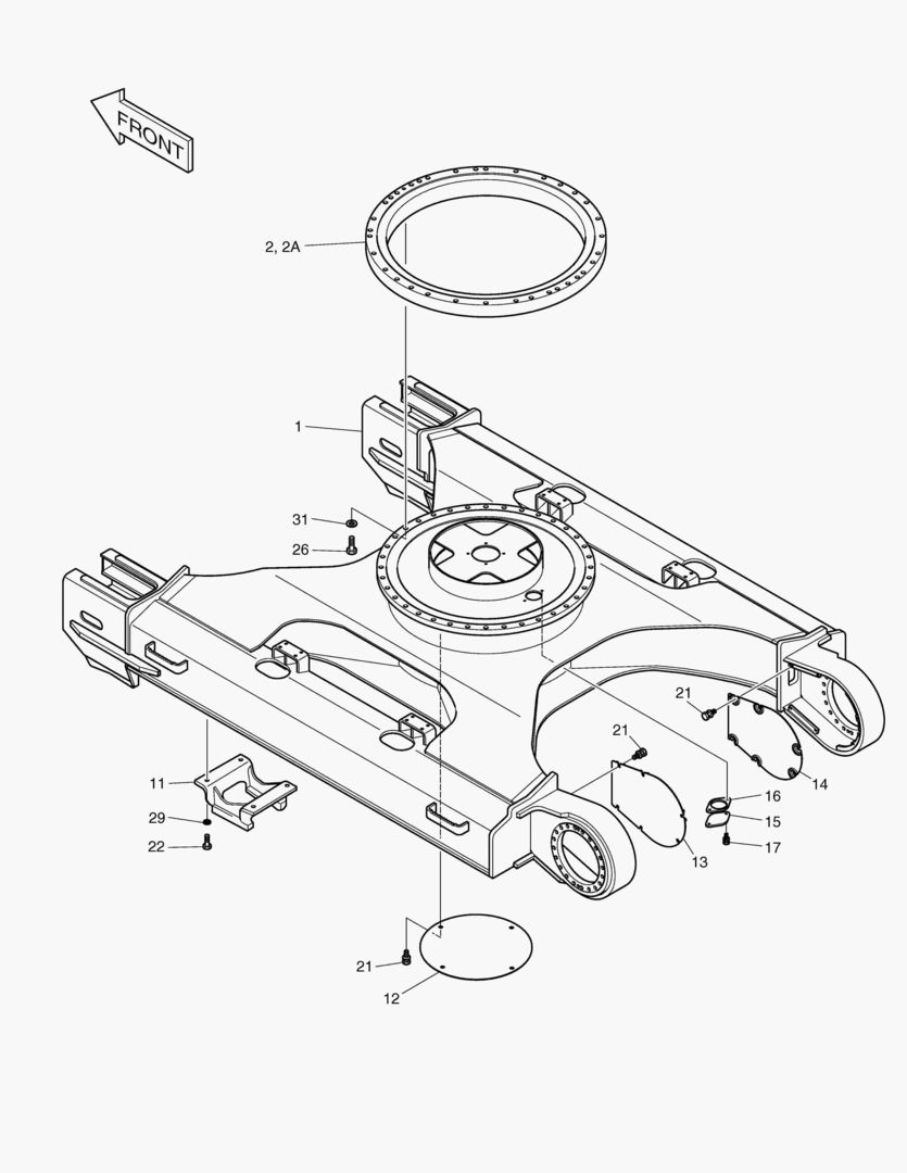 РАМА ГУСЕНИЦЫ