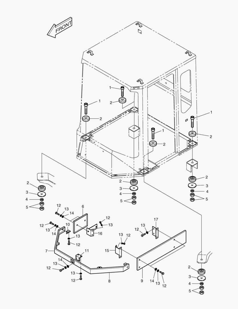 УСТАНОВКА КАБИНЫ
