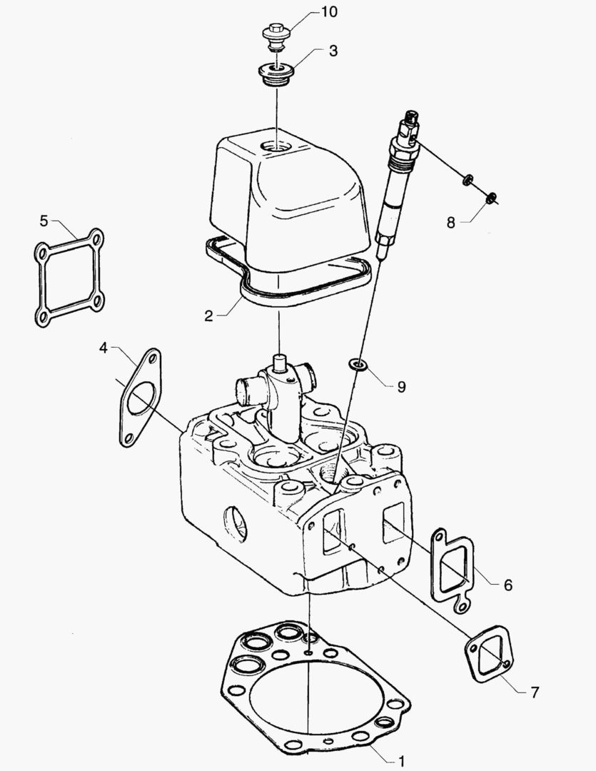 G010-48 GASKET KIT; CYLINDER HEAD