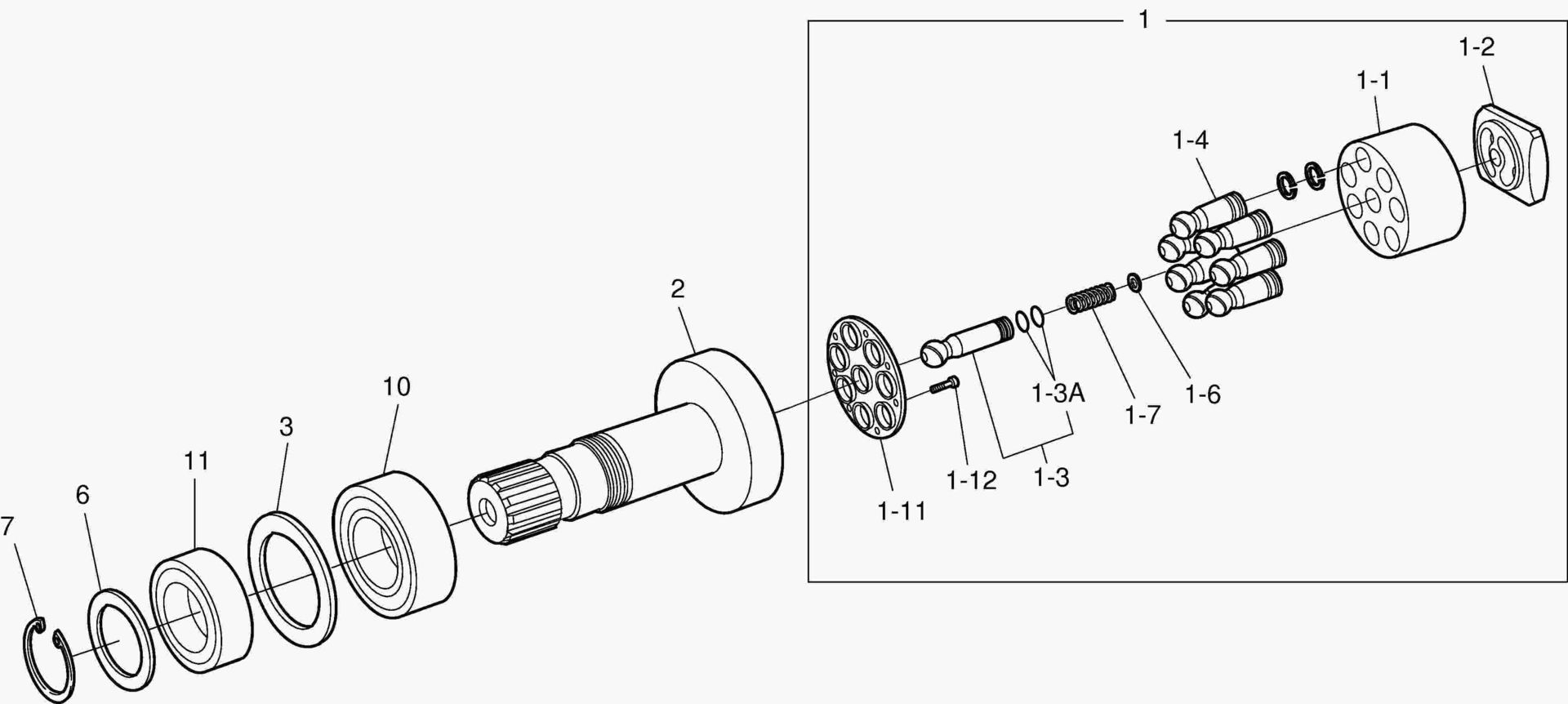 ХОДОВОЙ ГИДРОМОТОР - РОТОР В СБОРЕ