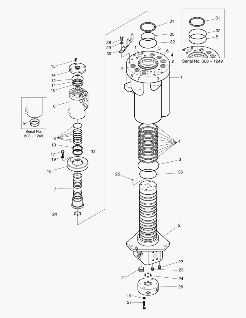 Спецтехника 4561 CENTER JOINT-OUTRIGGER(OPT.) [608~1366] - главное фото