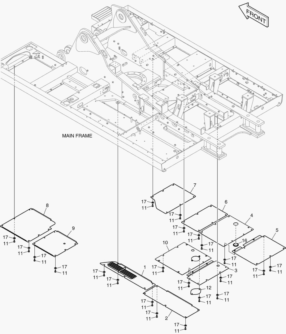 ОБТЕКАЕМАЯ ПОДКУЗОВНАЯ ПАНЕЛЬ