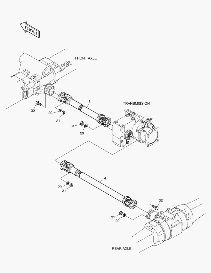 Спецтехника 2140 POWER TRAIN(4)-SHAFT [1001~1313] - главное фото
