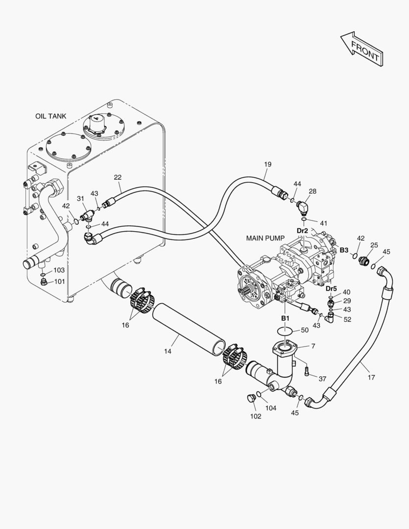 ТУБОПРОВОД МАСЛЯНОГО РАДИАТОРА(1)