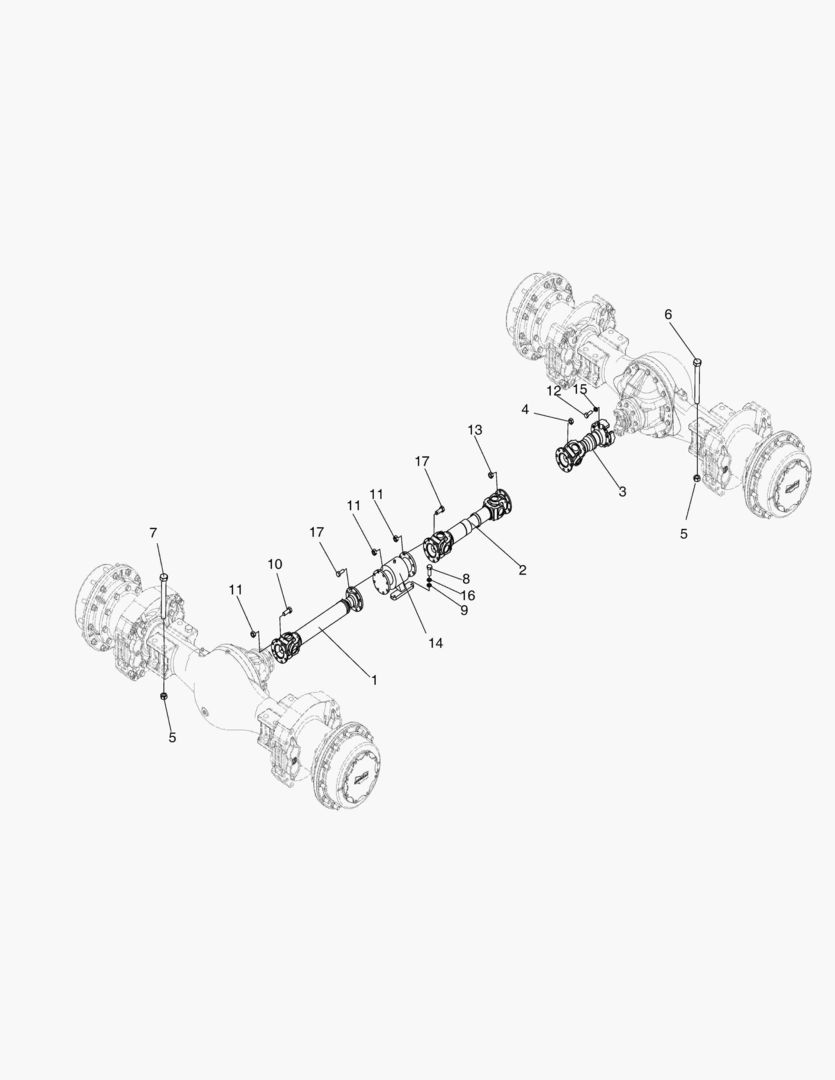 Спецтехника 1320 AXLE & DRIVE SHAFT