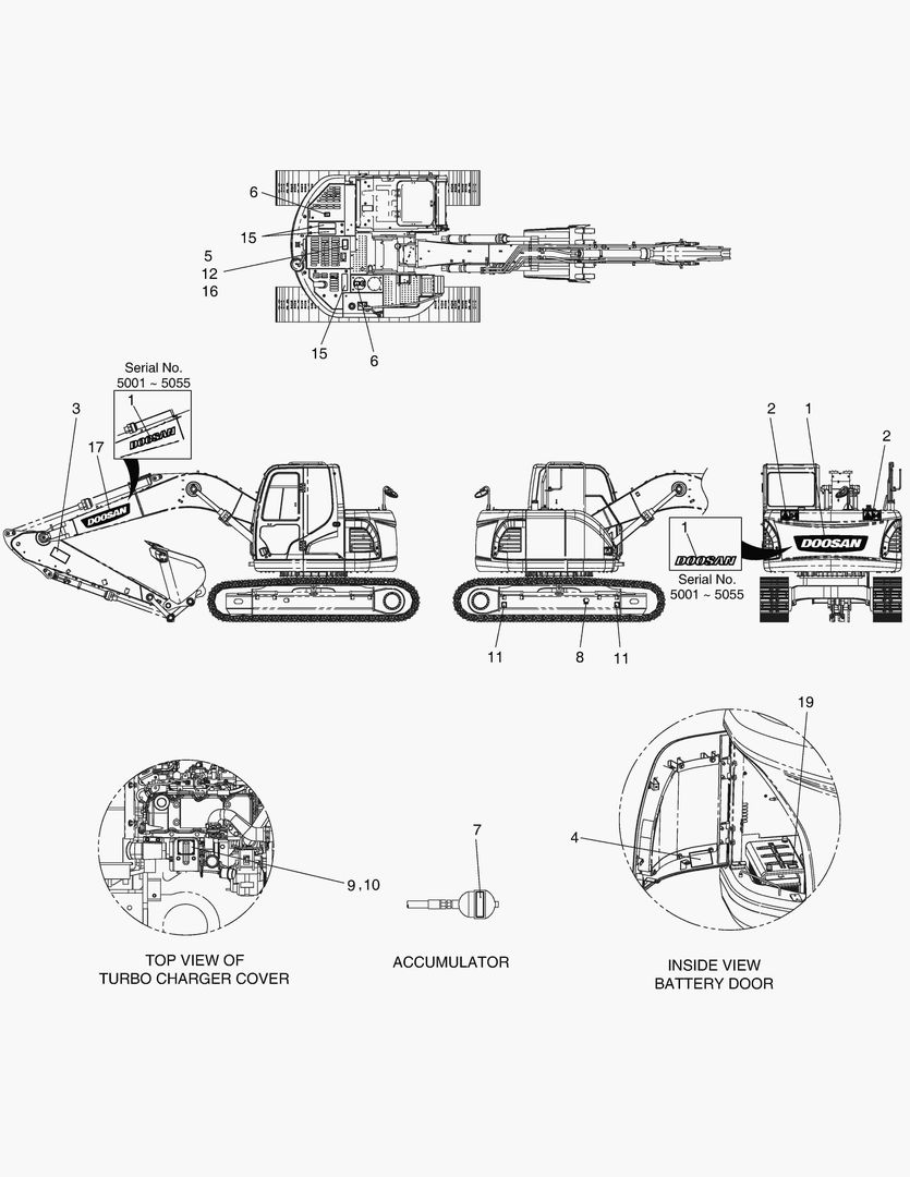 5230 DECAL - RELATED(EUROPE) [5001~6017]