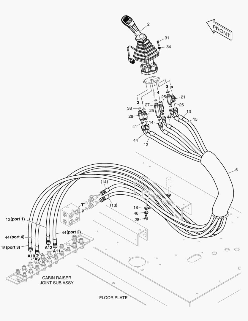 ТРУБОПРОВОД СЕРВОУПРАВЛЕНИЯ(9)